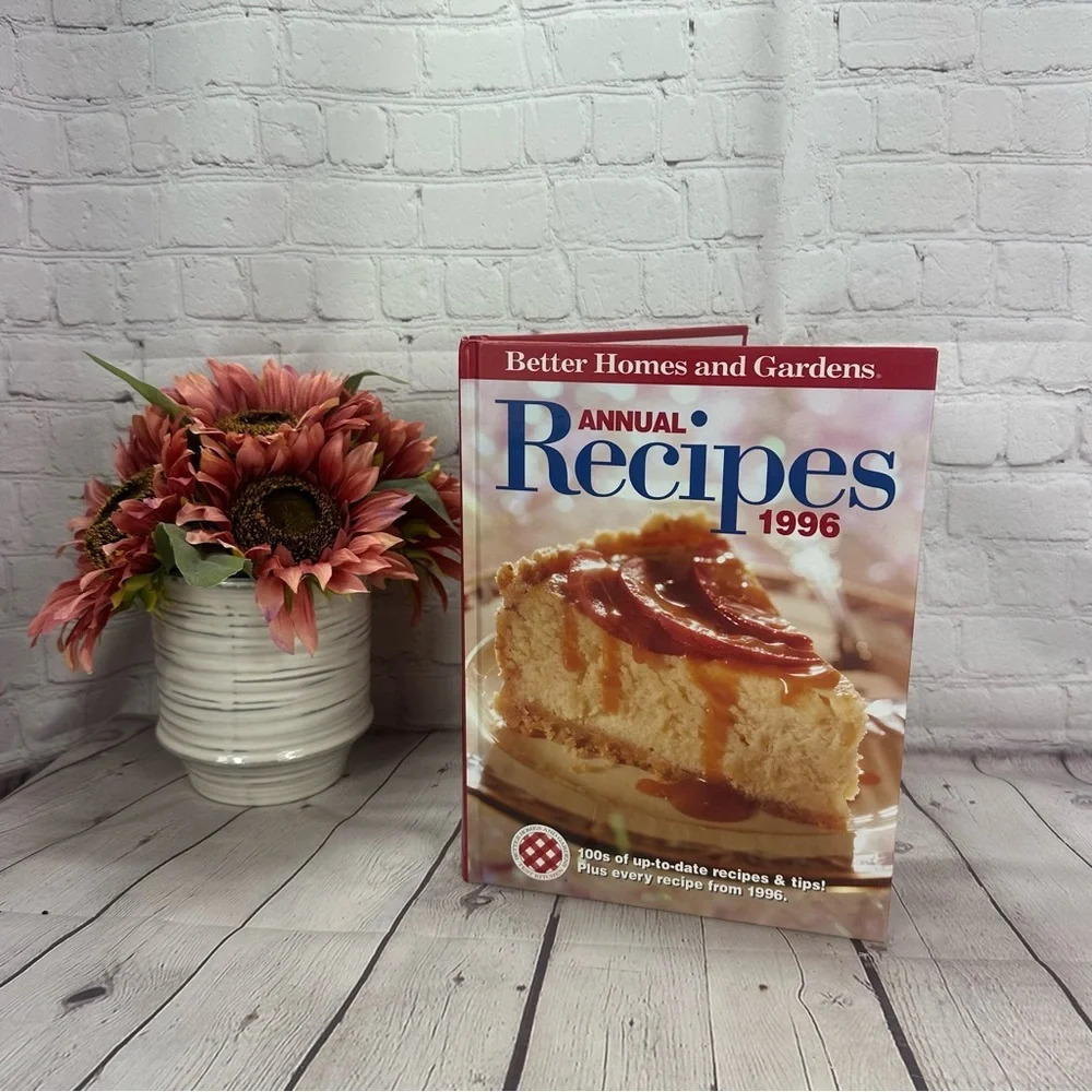 vintage better homes & gardens annual recipes cookbook 1996